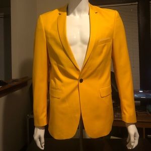 Cloudstyle slim fit Yellow one button Blazer 38R